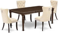 East West Furniture DODA5-MAH-32 5 Piece Kitchen Table Set Consists of a by EastWestFurniture