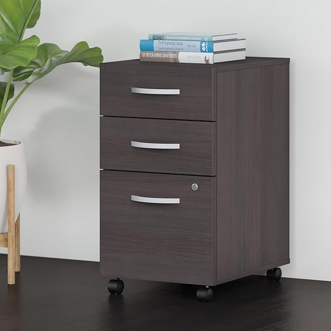 Bush Business Furniture Studio C 3 Drawer Mobile File Cabinet-Assembled - Image 2