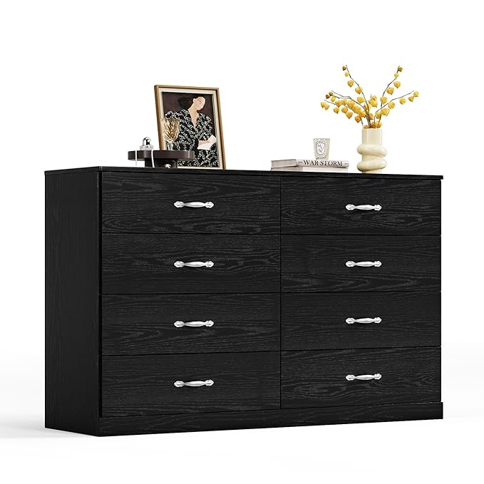 LINSY HOME 8 Drawer Dresser for Bedroom, Modern TV Stand Dressers - Image 8