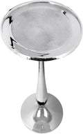 CLEENTABLE Farmhouse Pedestal Round End Table by CLEENTABLE