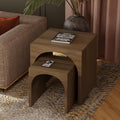 Relso Arch Duo Solid Mango Wood Nesting Tables by Relso