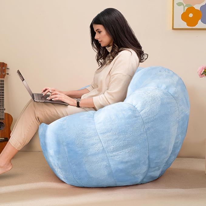 Pumpkin Bean Bag Sofa Chair, Bean Bag Chair - Image 7