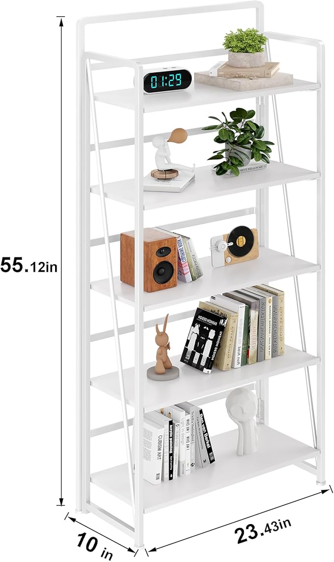 BHG No Assembly Folding Bookshelf - Image 3