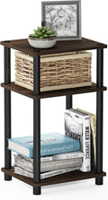 Furinno Just 3-Tier Turn-N-Tube End Table / Side Table / Night Stand / Bedside by Furinno-FitsYourSpaceFitsYourBudget
