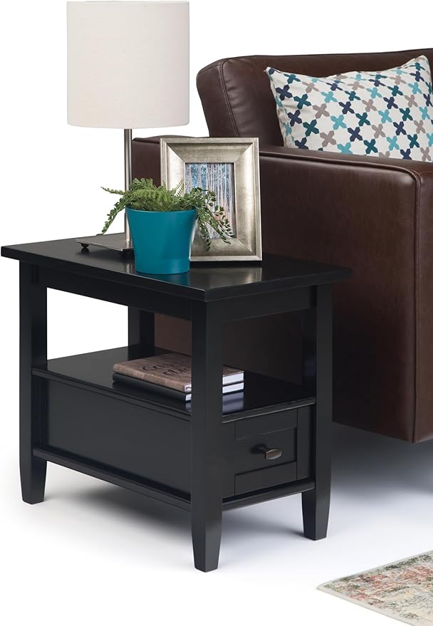 SIMPLIHOME Warm Shaker SOLID WOOD 14 inch Wide Rectangle Transitional Narrow - Image 12