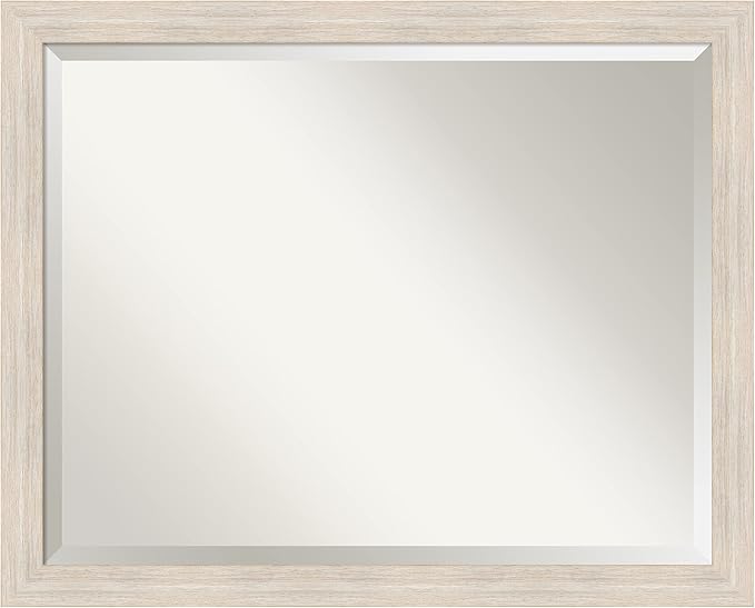 Amanti Art White Bathroom Mirror by AmantiArt