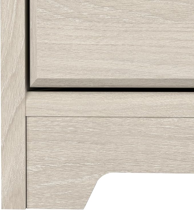 Bush Furniture Cabot 2 Drawer Lateral File Cabinet in Linen White Oak, Home - Image 7