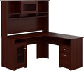 Bush Furniture Cabot L Shaped Computer Hutch, Corner Desk by BushHome