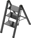 3 Step Ladder, Portable Step Ladder Folding, Lightweight Step Ladder by Takingstepsup