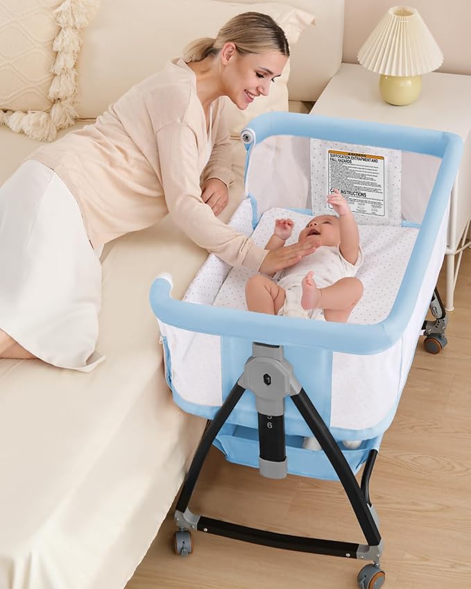 3 in 1 Baby Bassinet, Bedside Crib by wayfong