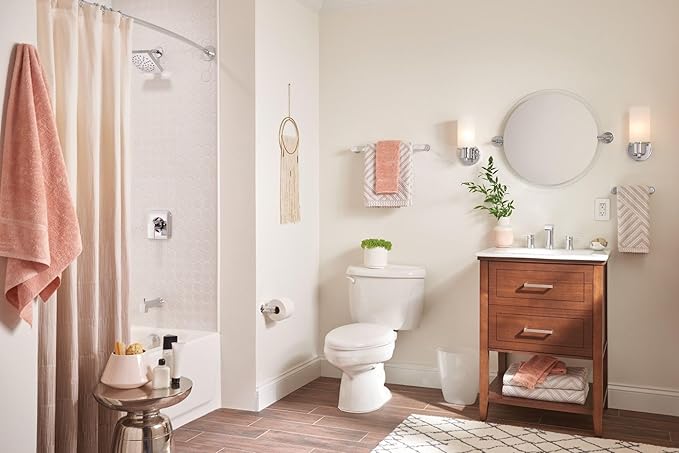 Moen DN0792CH Iso 22-Inch x 22-Inch Frameless Pivoting Bathroom Tilting Mirror - Image 3