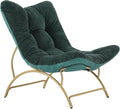 Welnow Accent Lounge Lazy Chair, Comfy Soft Leisure Metal Frame Reading Chair by LifeGetsBetterWithWelnow