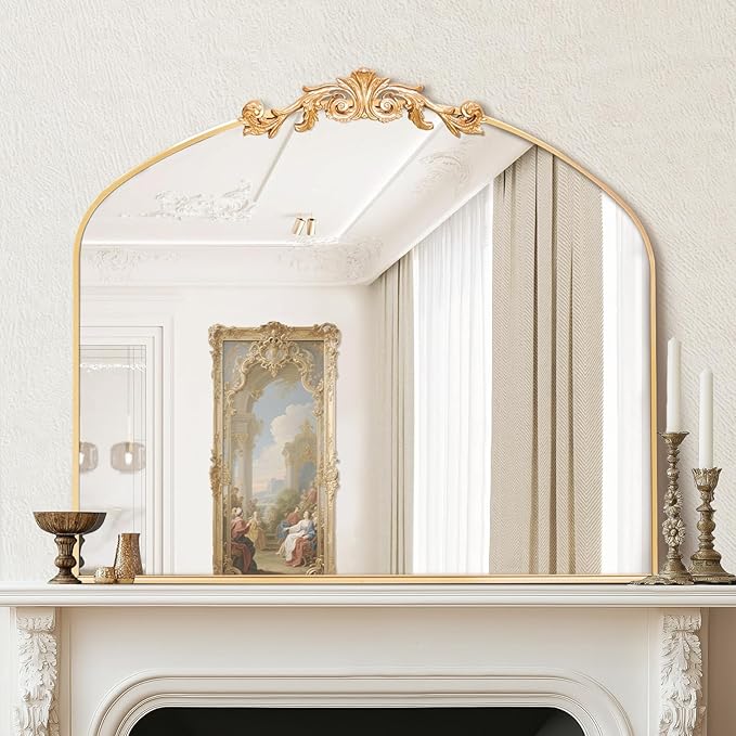 MISSDAY Vintage Gold Baroque Mirror by MISSDAY