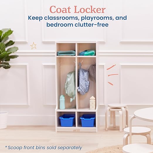 ECR4Kids 2-Section Coat Locker - Image 3