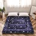 Navy Star Futon Mattress Japanese Floor Mattress Tatami Floor Mat Foldable Bed by MAXYOYO
