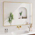 Koonmi Gold Mirrors for Wall, 36x48 Inch Bathroom Mirror, Rectangular Wall by KOONMI