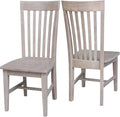 International Concepts Cosmo Chair Washed Gray Taupe by InternationalConcepts