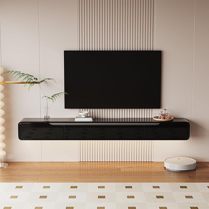 High Gloss Floating TV Stand - Image 2