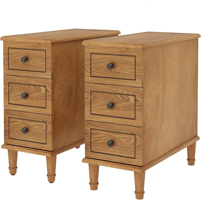 Tribesigns Solid Wood End Table, Fully Assembled Narrow Side Table - Image 9