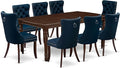 East West Furniture DODA9-MAH-29 9 Piece Dining Set Contains a Rectangle by EastWestFurniture
