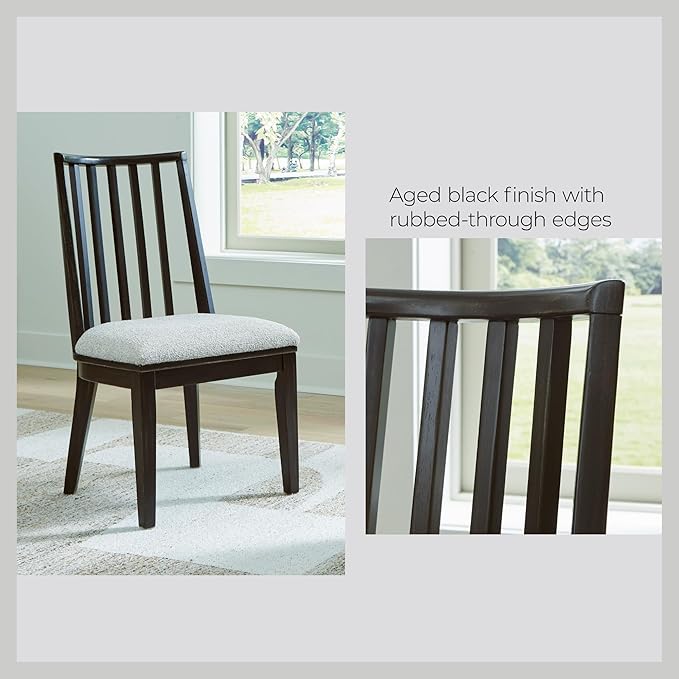 Signature Design by Ashley Galliden Urban Upholstered Armless Dining Chair - Image 6