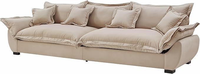 126 Inch Sailing Design Modular Sectional Cloud Sofa - Image 8