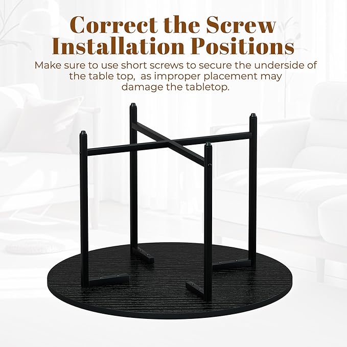 Round Coffee Table, Small Coffee Tables - Image 6