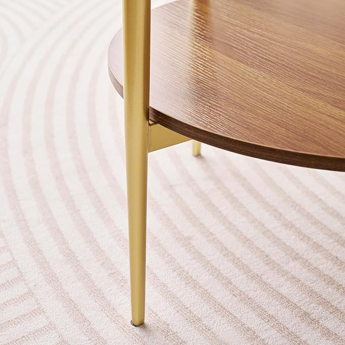 Round Glass End Table, Mid-Century Modern Design Sofa Table - Image 7