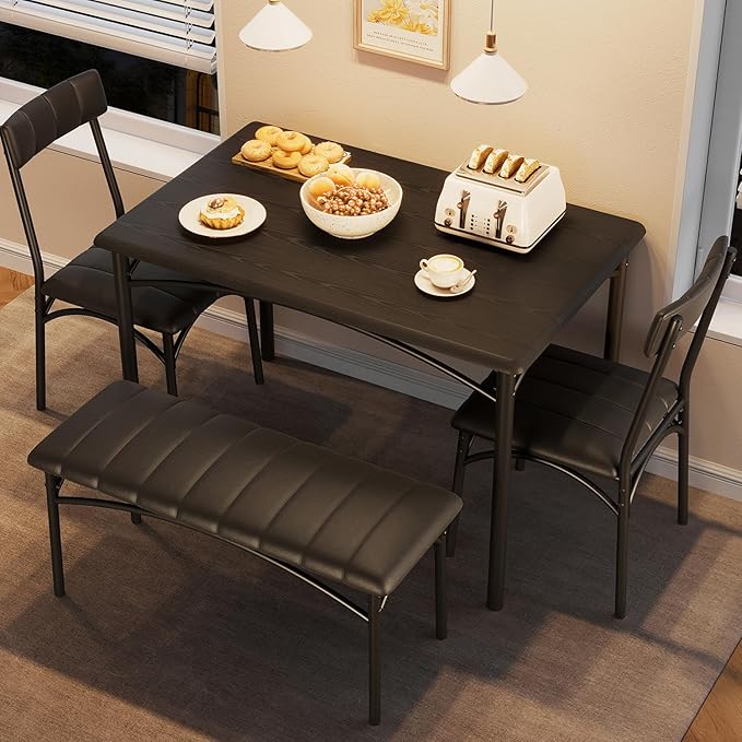 Dining Table Set for 4, Small Dining Table Set - Image 6
