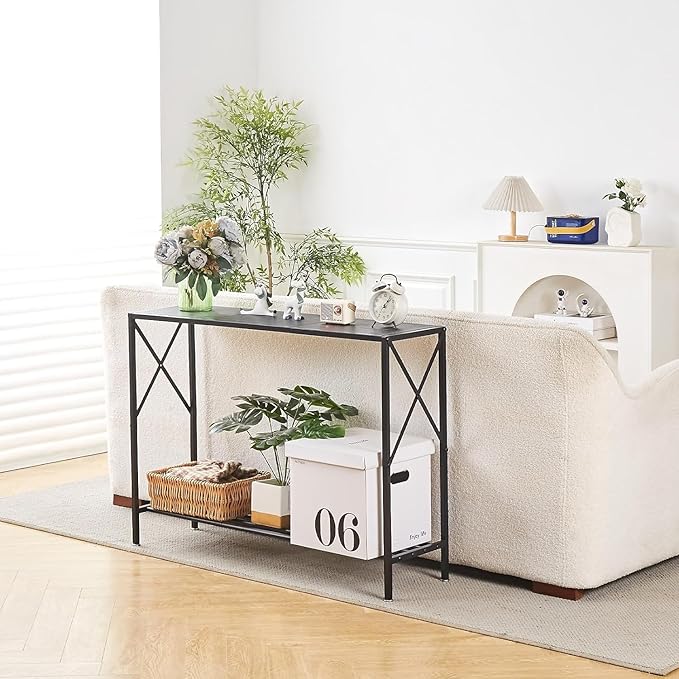 Wimarsbon Console Table, Behind Couch TV Tables - Image 4