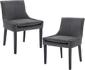 COLAMY Modern Dining Chairs Set of 2, Upholstered Corduroy Accent Side Leisure by COLAMYINC