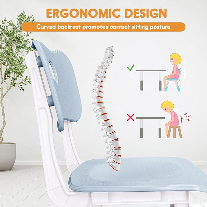 Kids Chair Adjustable Height Children Chairs Suitable - Image 6