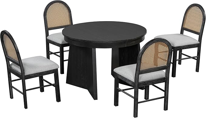 Ball & Cast Retro 5 Pieces Dining Table Set - Image 12