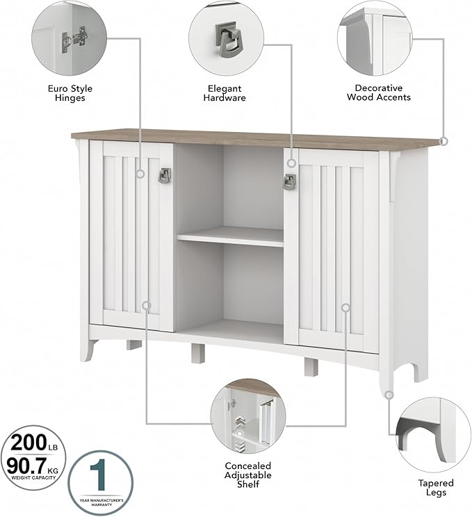 Bush Furniture Salinas Accent Storage Cabinet - Image 5