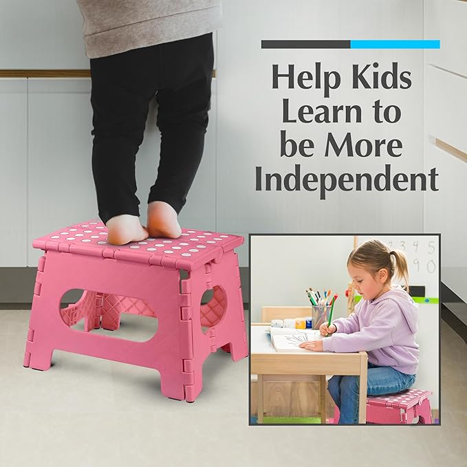 Handy Laundry - Folding Step Stool - Sturdy Enough Collapsible Stool to Support - Image 6
