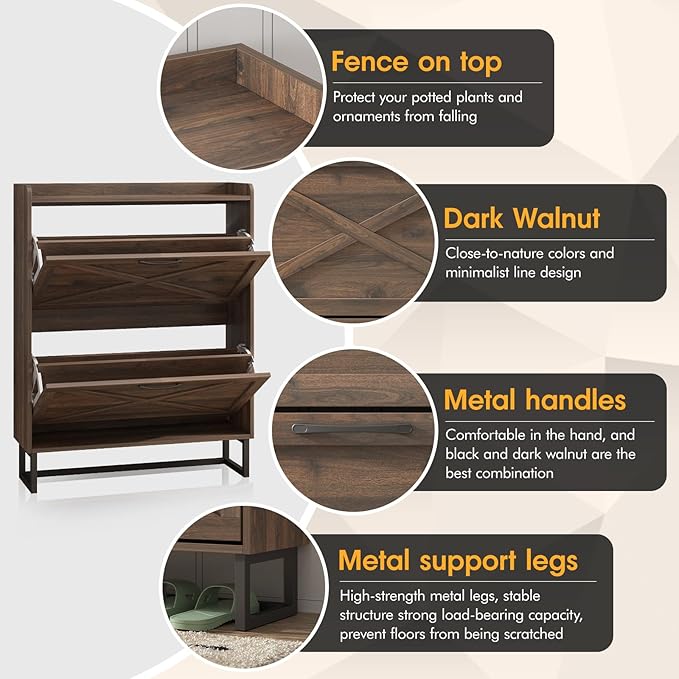 Maupvit Shoe Storage Cabinet - Image 4