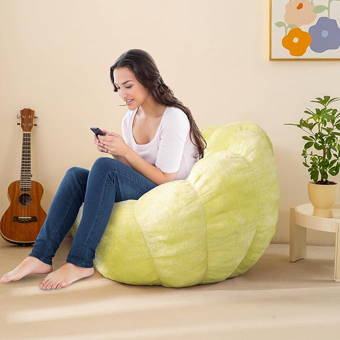 Pumpkin Bean Bag Sofa Chair, Bean Bag Chair - Image 7