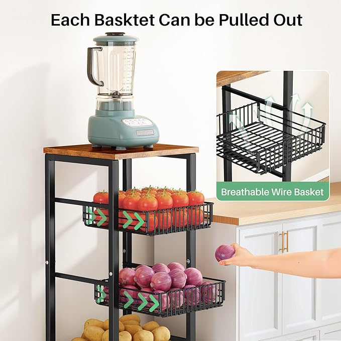 SNTD Fruit Basket Vegetable Stand - Image 3