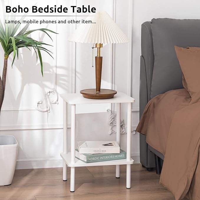 Apicizon 2 Tier End Table, Small Side Table - Image 6