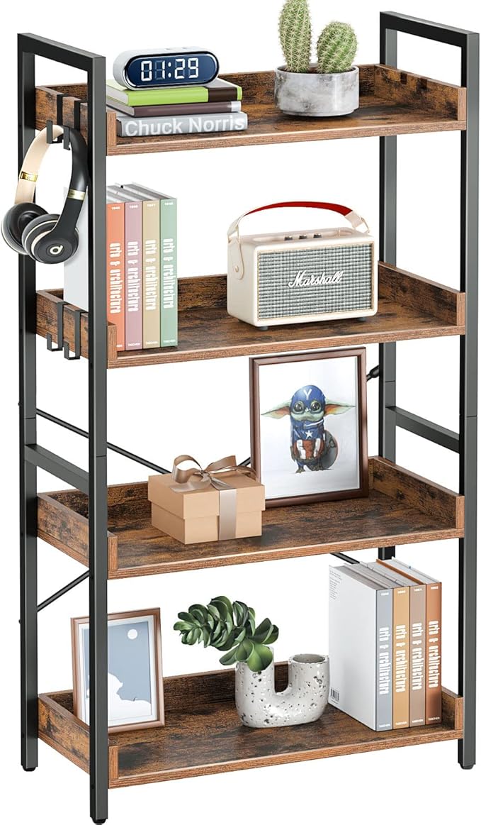Rolanstar Bookshelf 4 Tier - Image 8