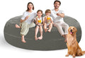 7FT Bean Bag Chair with Ultra Soft Velvet Cover Bean Bag Sofa with Memory Foam by Unknown