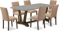 East West Furniture V797AB747-7 7 Piece Kitchen Table Set Consist of a by EastWestFurniture