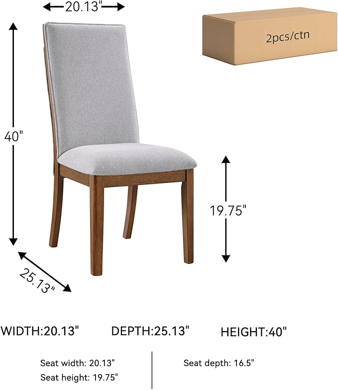 Signature Design by Ashley Lyncott Contemporary Upholstered Armless Dining Chair - Image 3