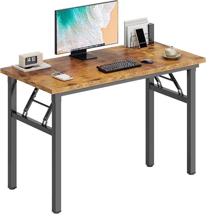DlandHome Computer Desk Folding Table 39.4 inches Writing Desk by DlandHome