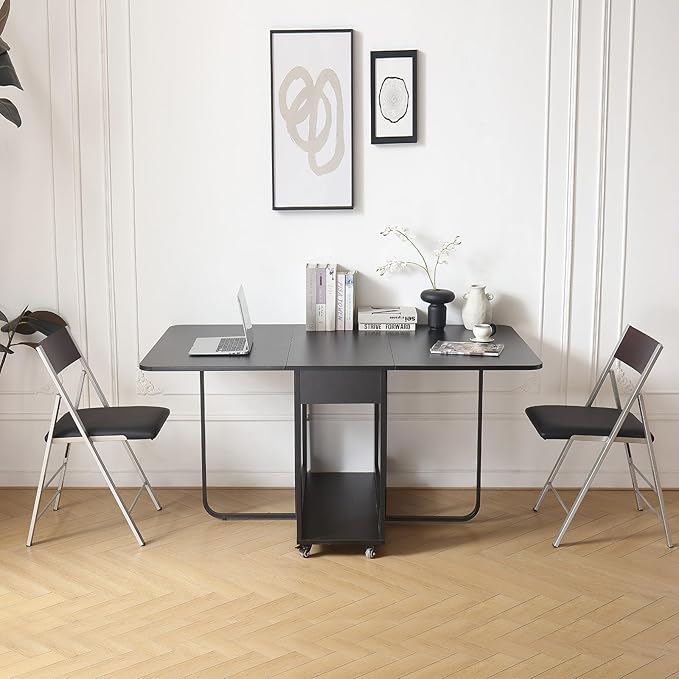 Folding table and chair set, dining table - Image 2