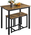 Yaheetech Industrial Dining Kitchen Table Set by Yaheetech