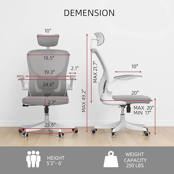 Monhey Office Chair Ergonomic Desk Chair - Image 2