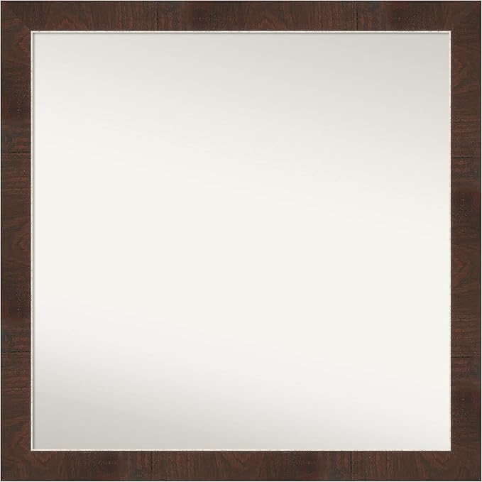 Amanti Art Brown Bathroom Mirror by AmantiArt