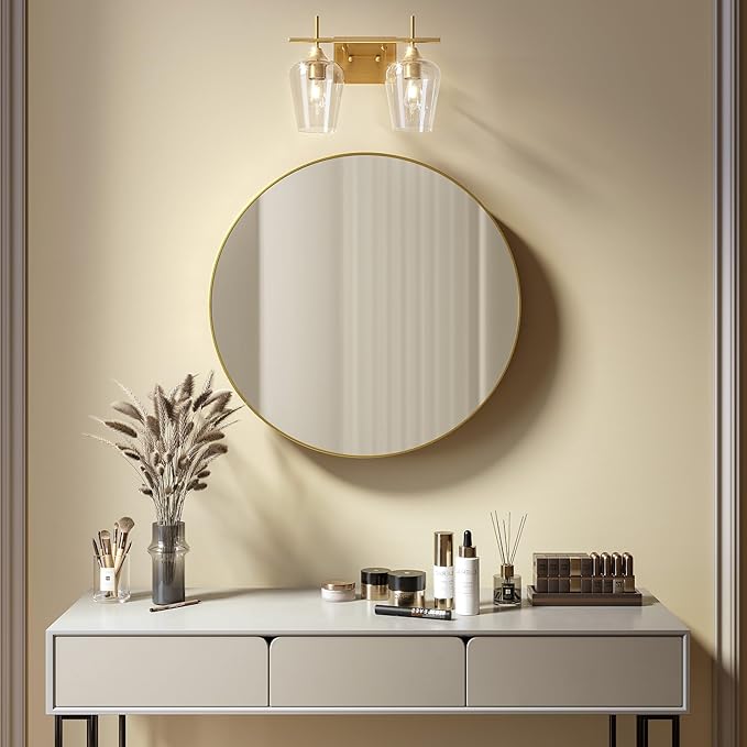 VONLUCE Bathroom Vanity Light, 2 Light Bathroom Light Fixture Over Mirror - Image 9