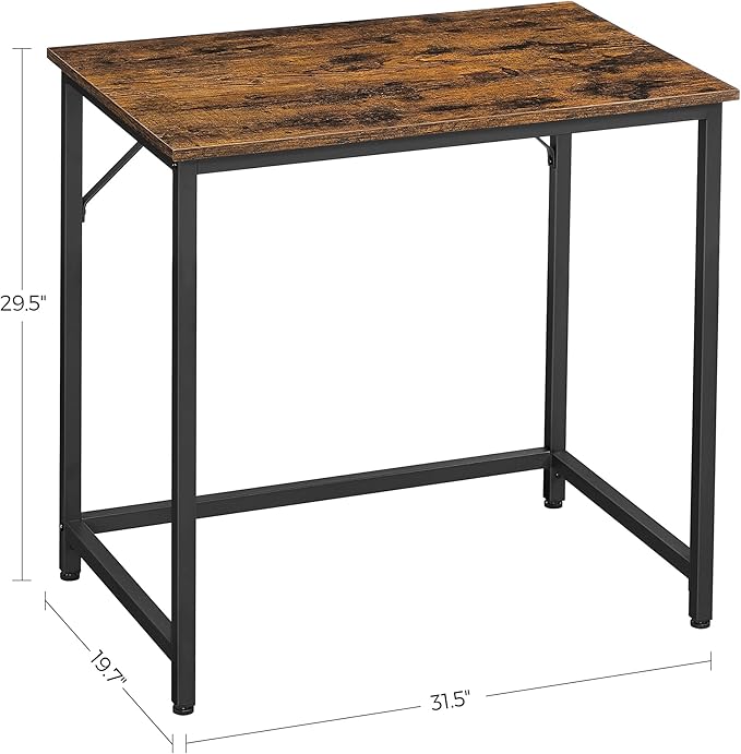 VASAGLE Computer Desk, Gaming Desk, Home Office Desk, - Image 3